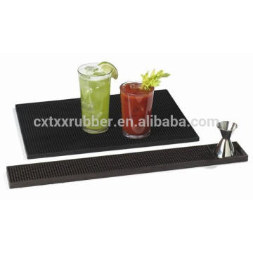 Leere pvc bar matte, leere weiche pvc bier matte